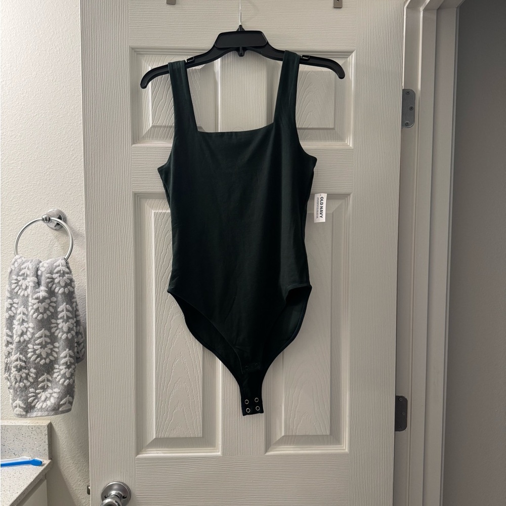 Old Navy dark green body suit